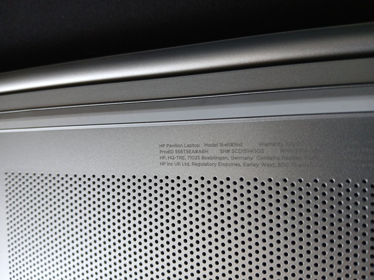 HP Pavillion laptop (15-eh1815nd)