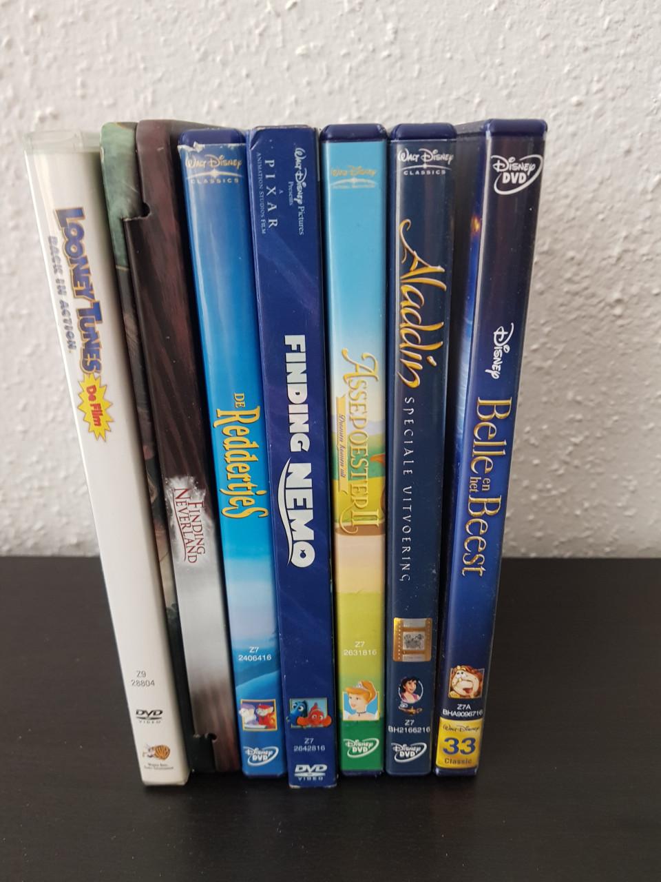 7 Disney dvd's