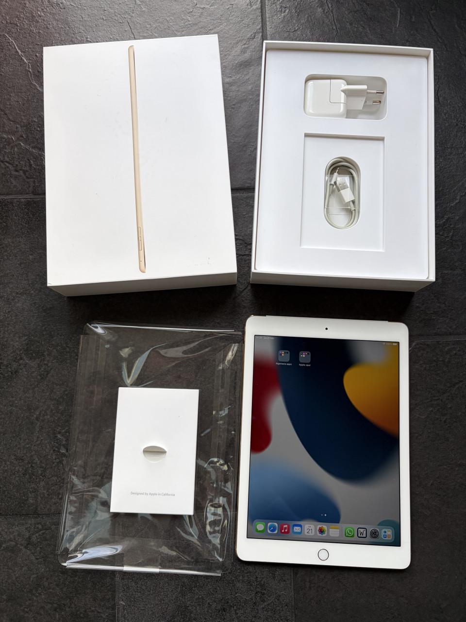 Apple iPad Air 2 (model A1567, Wi-Fi + Cellular) - Wit + goud