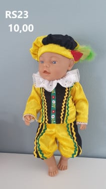 Baby born / babyborn pietenpak . Opbrengst KiKa. Poppenkleertjes.
