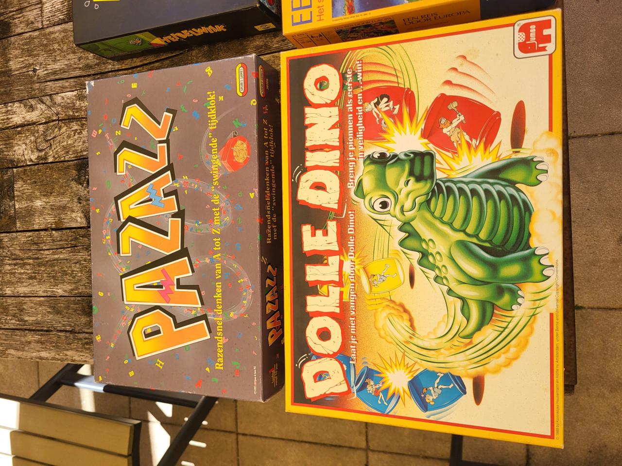 7 spellen, waaronder  reis door Europa, Dolle Dino,Lach je rijk,heibelwijk
