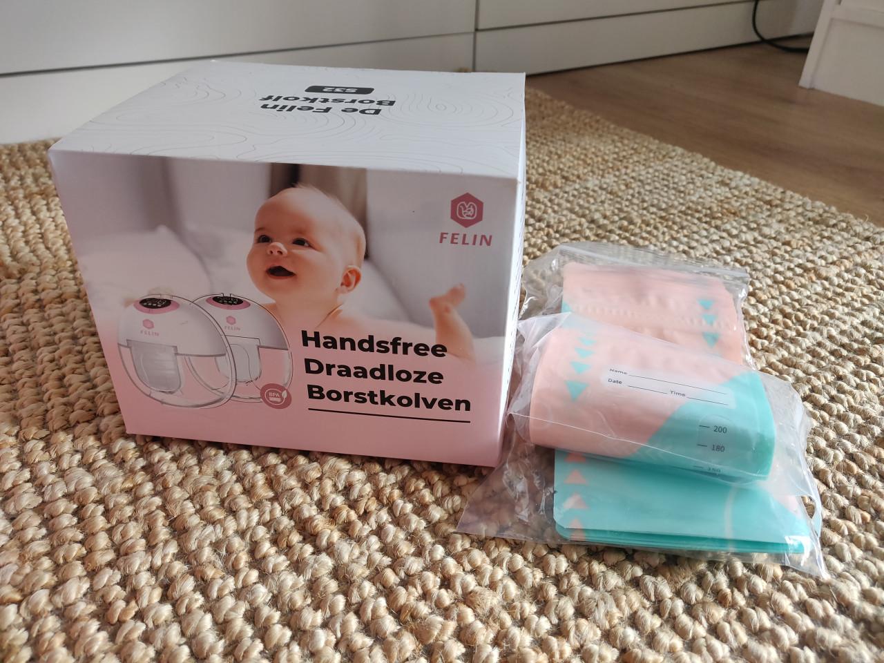 Felin handsfree draadloze borstkolf V2