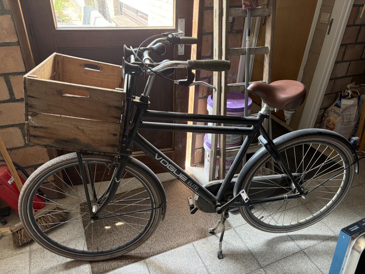 Vogue Elite Transportfiets met krat - Gebruikt