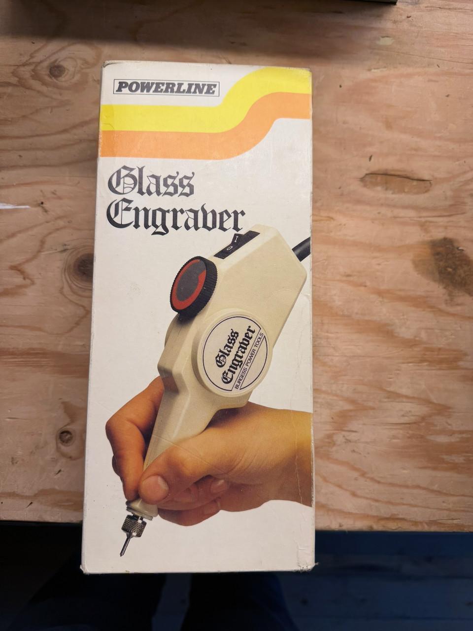 Graveermachine voor glas