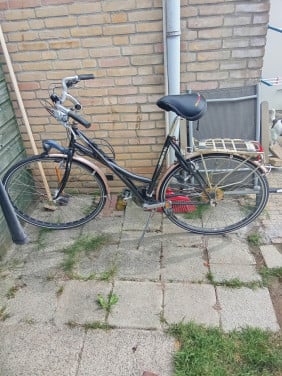 Union fiets met nw gel zadel en 6 versnellingen