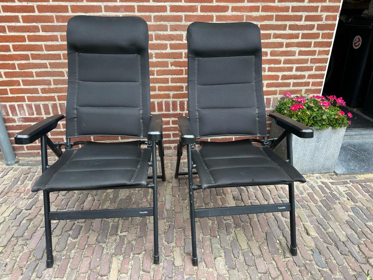 Travellife stoelen 2 stuks verstelbaar.