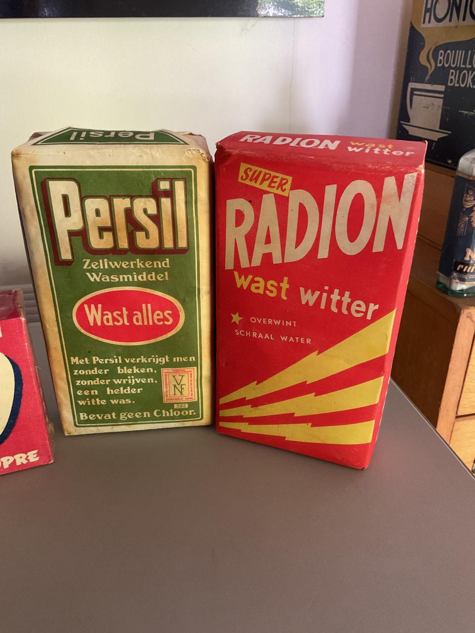 Vintage pakken wasmiddel 4 st.