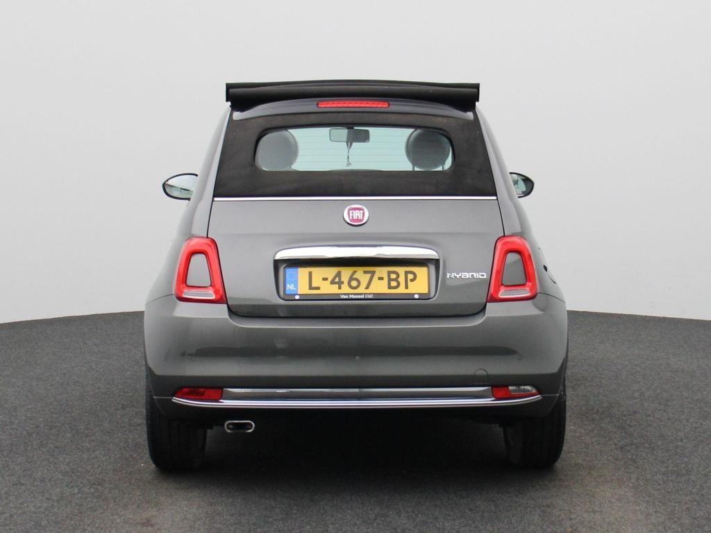 Fiat 500 C 1.0 hybrid star | cabrio | parkeer sensoren | navigatie | half l