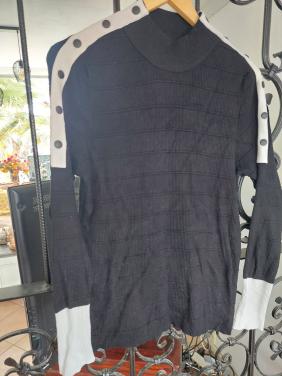 Shoeby zwart/crème damestrui mt xl