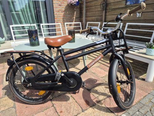 SuperSuper Cooper Bamboo 18inch matzwart Jongens Transportfiets