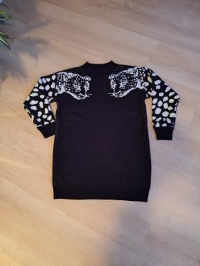Trui met luipaardprint maat S