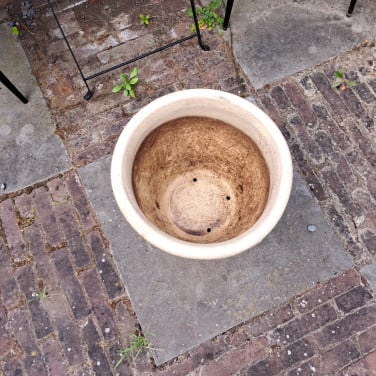 Bloempot buiten