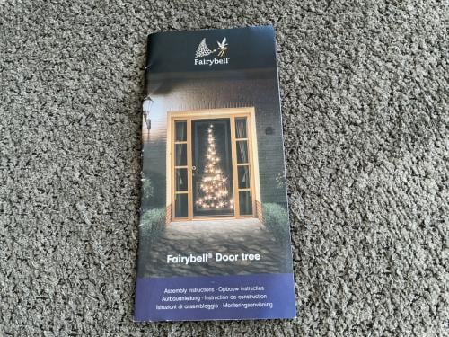 Kerstboom voor op de deur