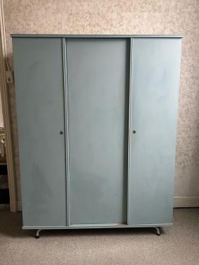 Kledingkast Auping vintage blauw