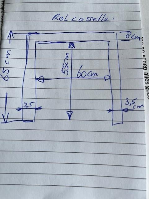 Verduistering cassette voor Camper/Caravan