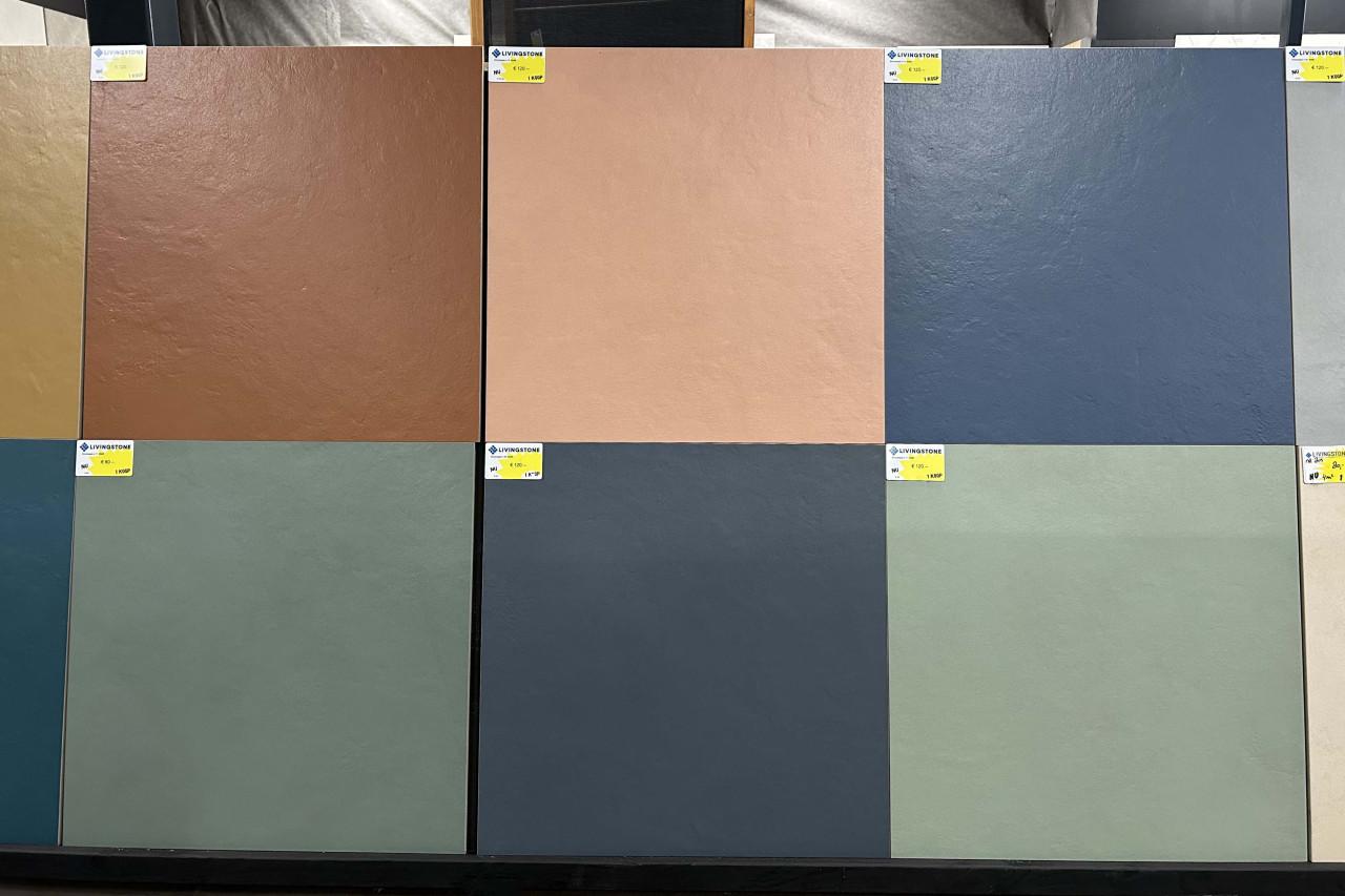 Vloertegels en wandtegels uit voorraad leverbaar