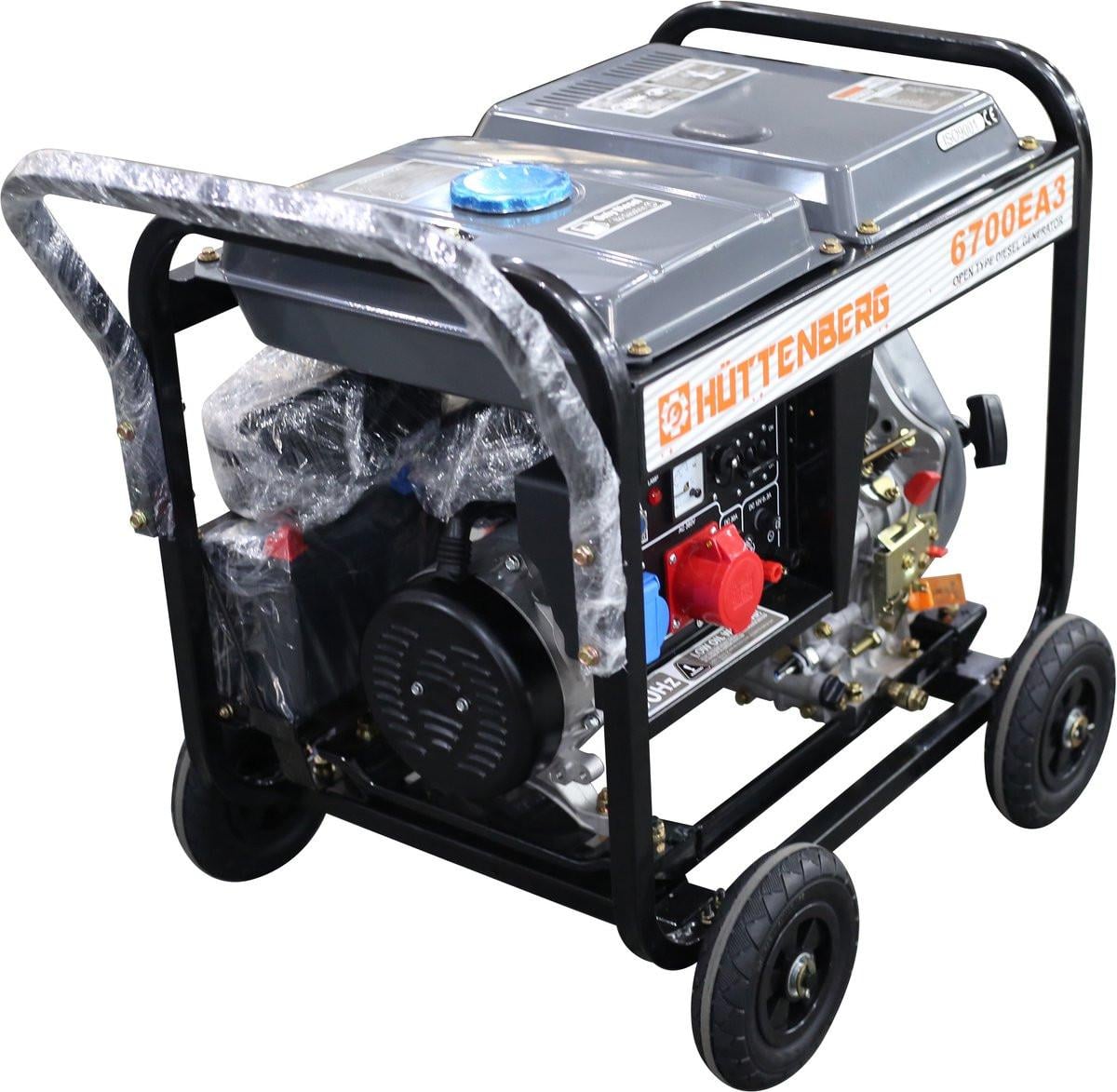 Diesel generator 6700EA3D – 380V driefasig – AVR – Elektrische start