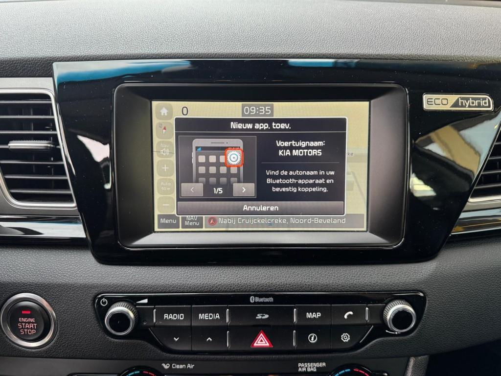 Kia Niro 1.6 gdi hybride - stoelverwarming - stuurwielverwarming - leer