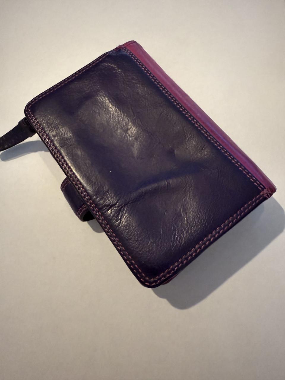 100% leren portemonnee Merk: Visconti