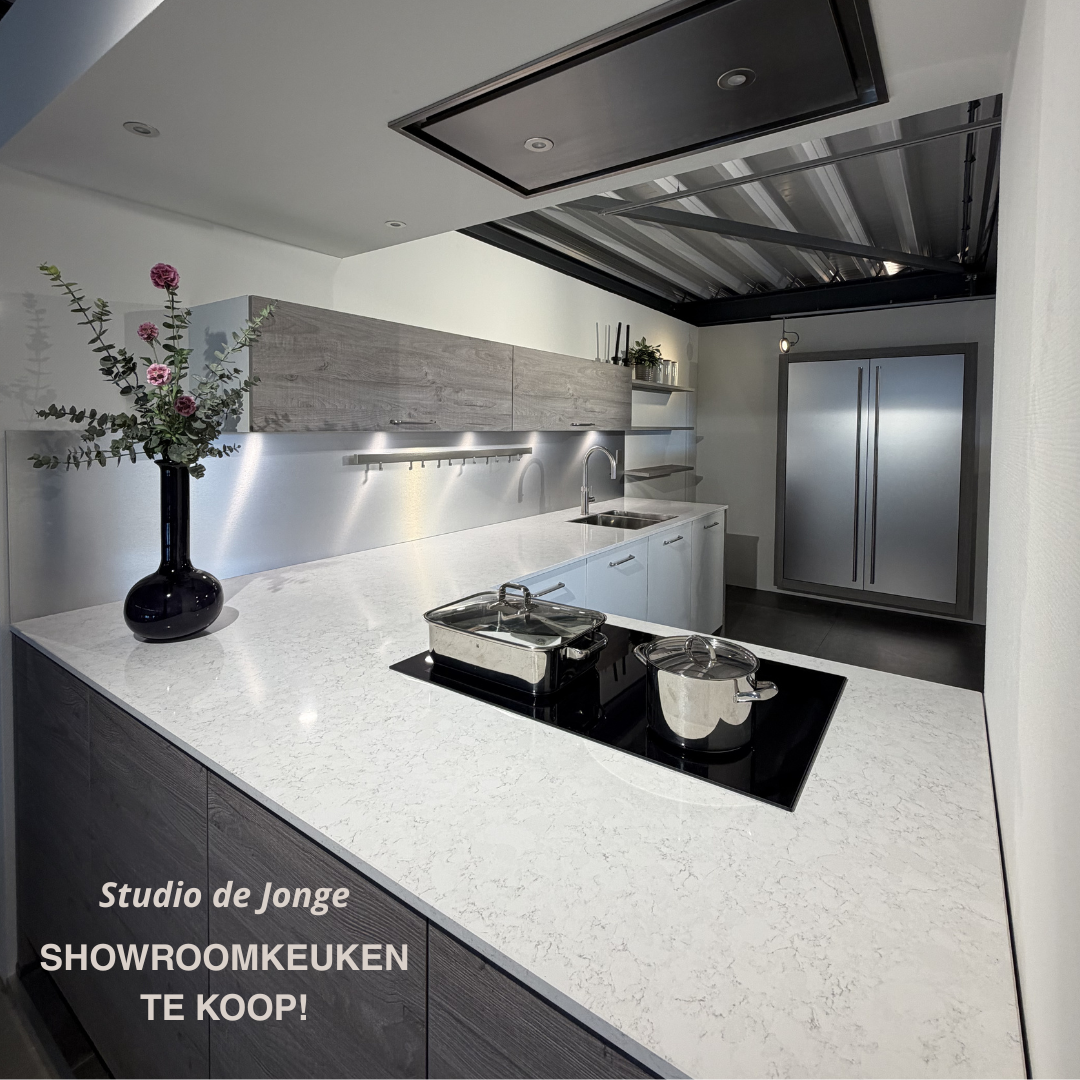 Showroom uitverkoop bij Studio de Jonge – Showroomkeuken te koop