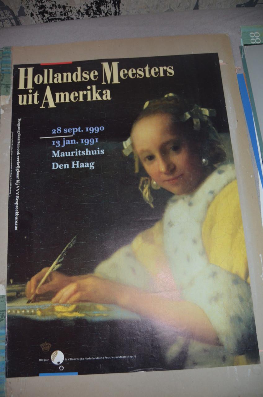 Posters tentoonstellingen Ned. kunstenaars ong. 40 jaar oud!