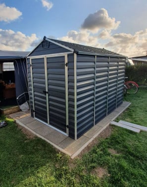 Tuinschuur Palram - Canopia Skylight, grijs.