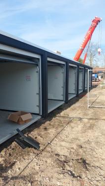 Nieuwbouw garageboxen te huur