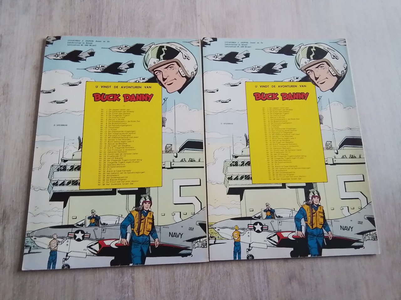 De Buck Danny Story en Tawara deel 1 en 2