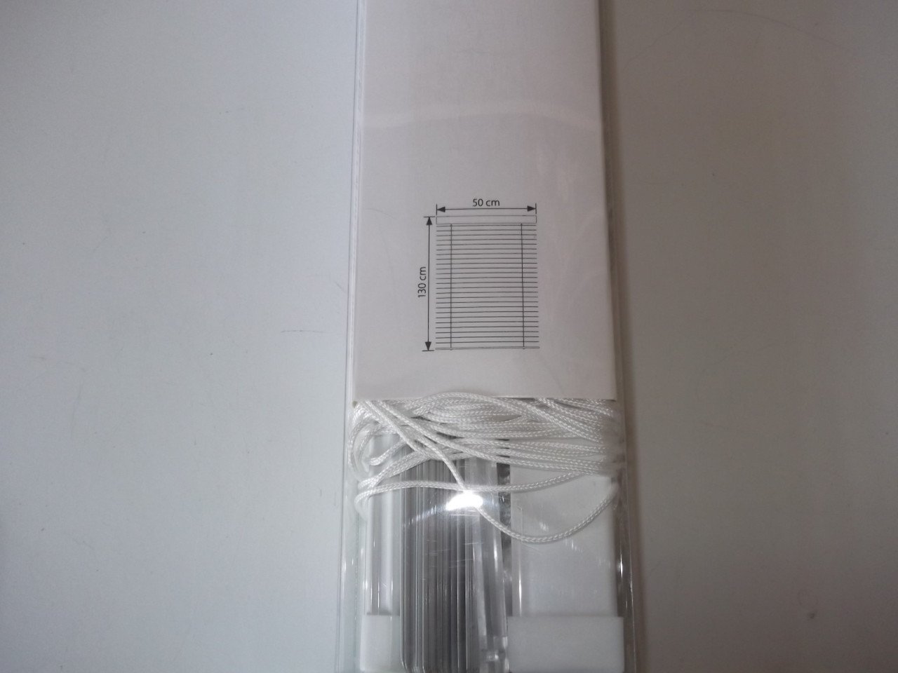 Luxaflexje wit 130x50