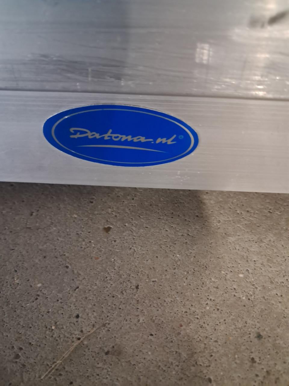 Datona aluminiumrijplaat extra breed voor oa. scootmobiel