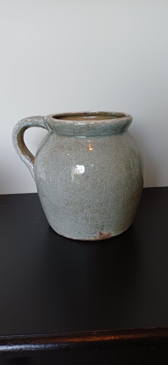 Groene landelijke pot