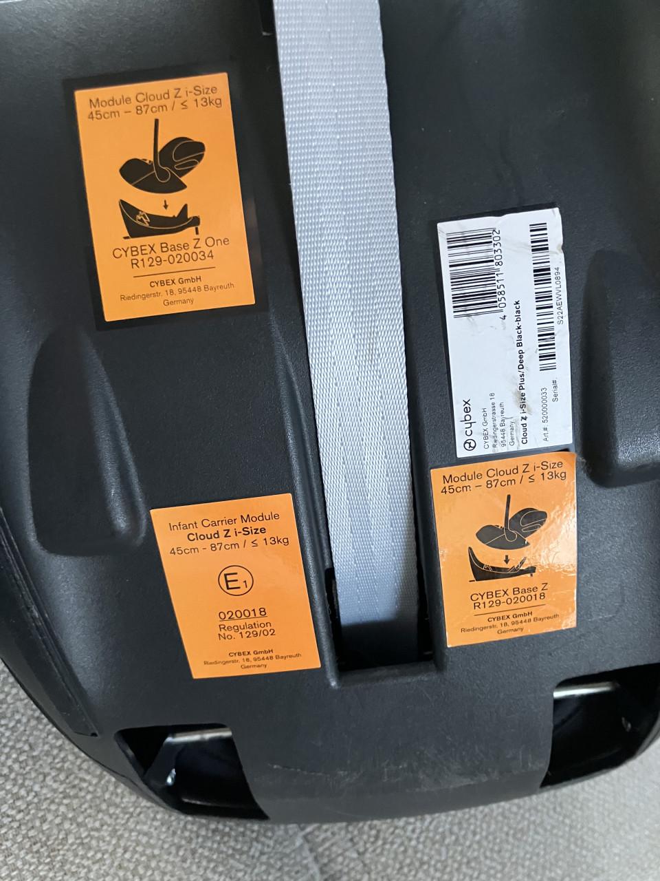Cybex cloud i size maxicosi