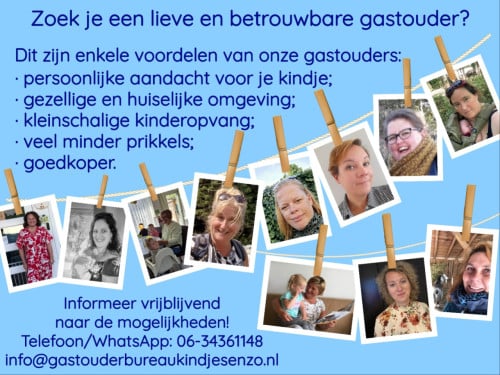 Zoek je een lieve, betrouwbare en erkende gastouder?