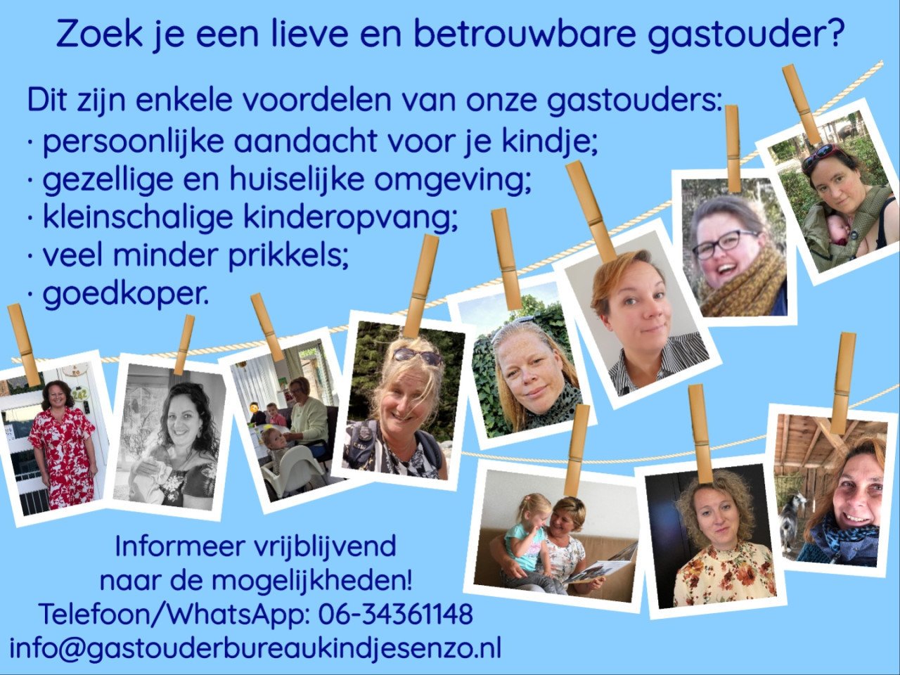 Zoek je een lieve, betrouwbare en erkende gastouder?