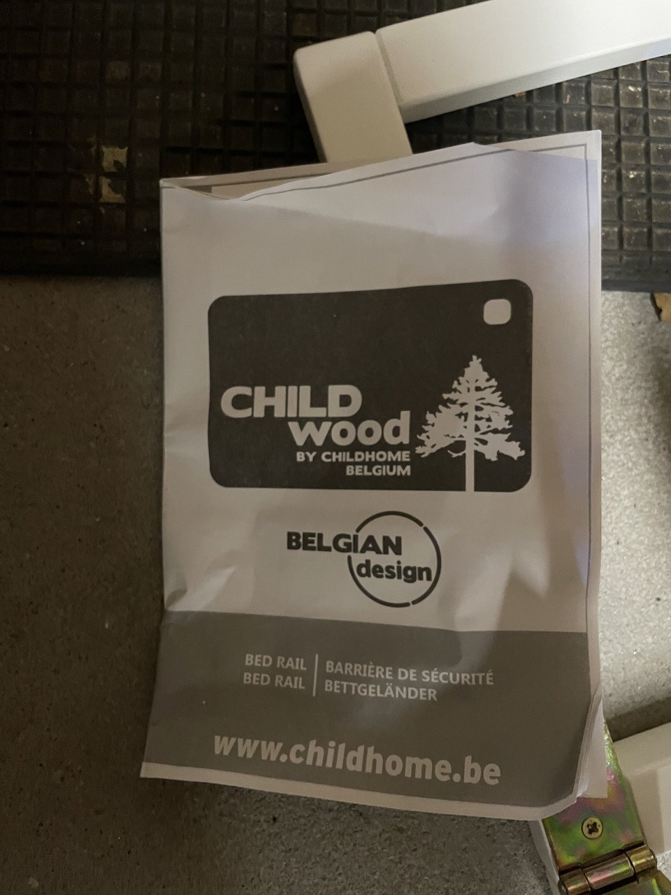 Houten Childhome bedhekje (wit) 120 cm