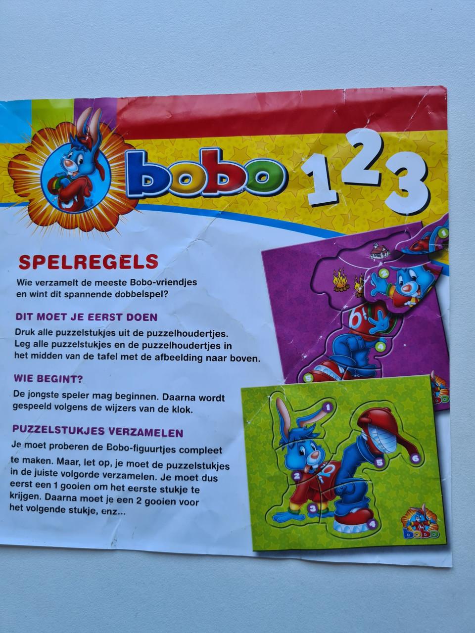 Bobo 123 educatieve spel, ook bekend als Jumbolino.