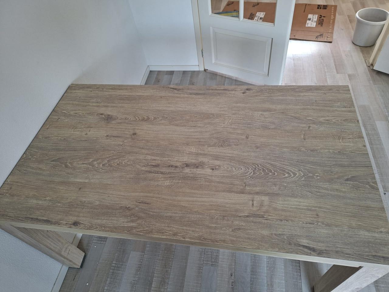 Tafel 90 x160 cm houtlook