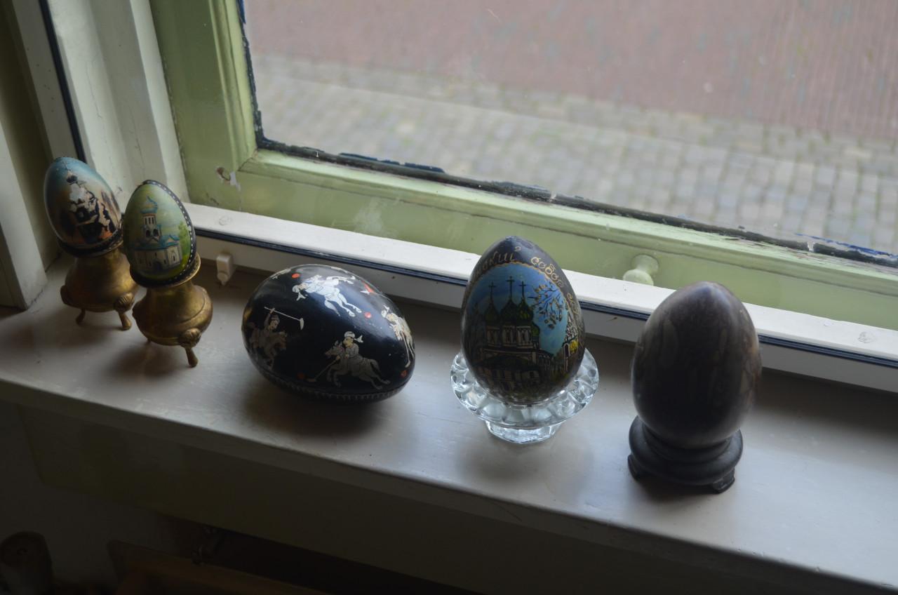 Grote verzameling eieren