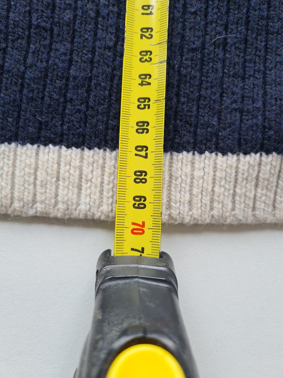 Lange zachte donkerblauwe / jurk  Maat L