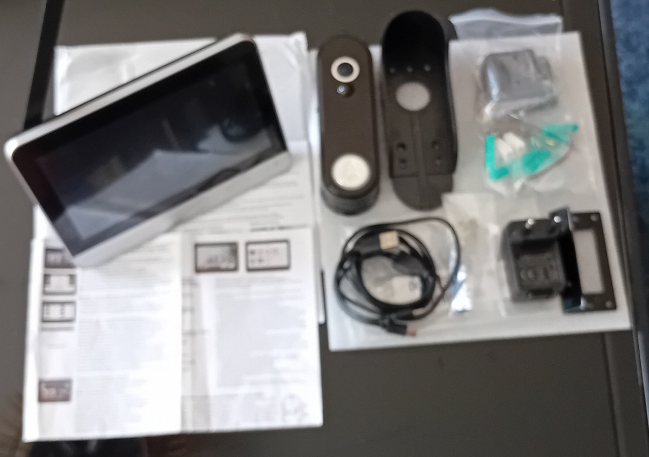 Doorsafe Deurbelcamera met 7" touchscherm