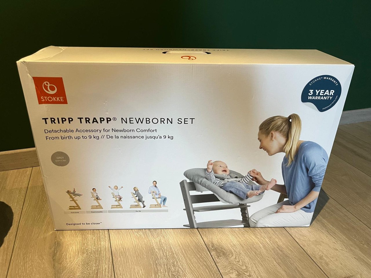 Stokke Tripp Trapp Newborn set - zeer nette staat - kinderstoel
