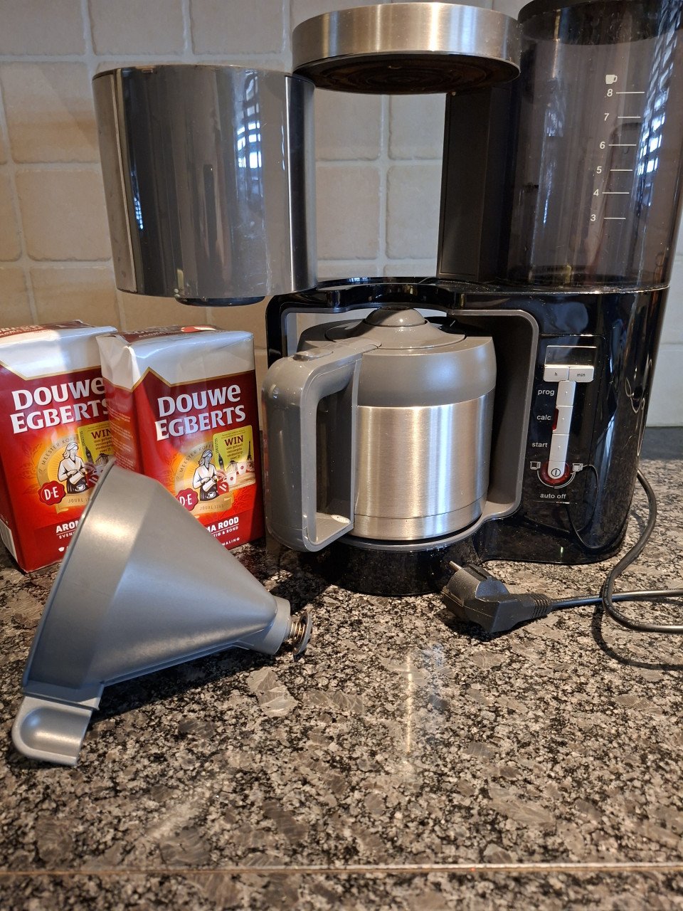 Siemens koffiezetapparaat incl 2x 500 gr Douwe Egberts koffie