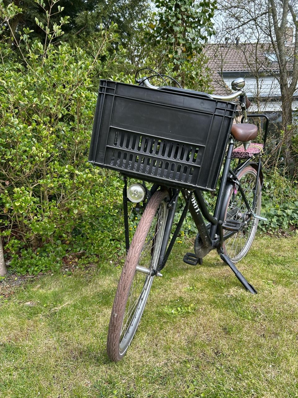 Spirit dames transportfiets met zitje in zeer goede staat