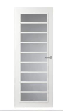Binnendeur svedex fr519 wit met glas