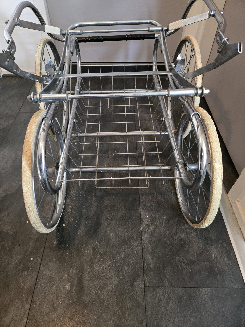 Vintage wandelwagen Silver Cross Durham Rose '60 Engeland T.e.a.b