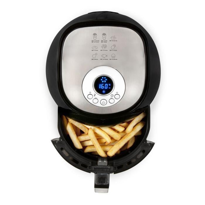 Domo airfryer-3,2L-zwart/rvs-prima staat