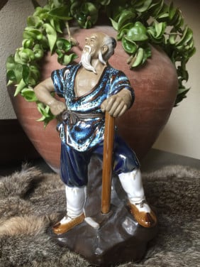 Mud man beeld chinees