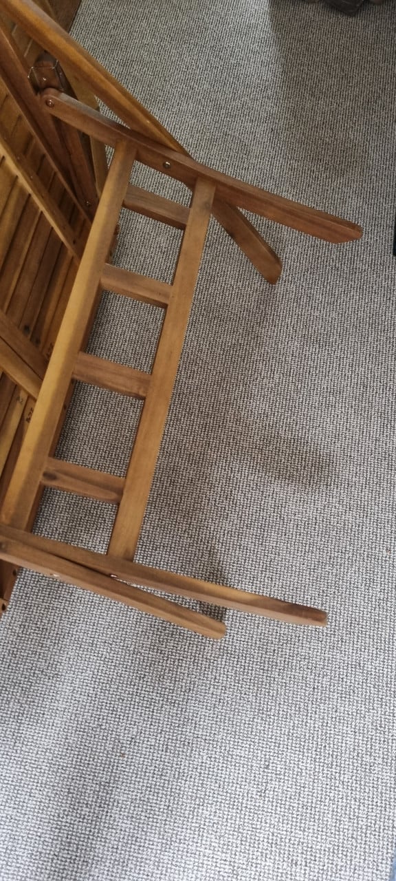 Tuintafel hout opklapbaar