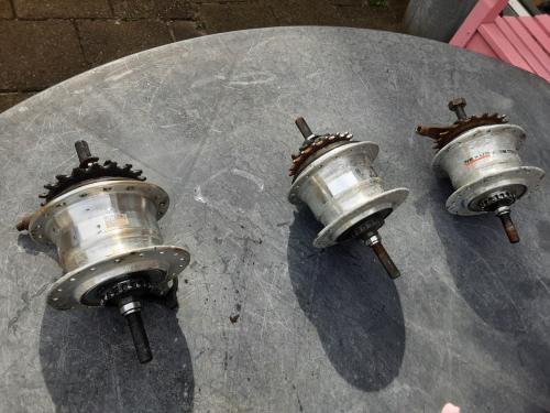 5 x shimano nexus 7 speed naven