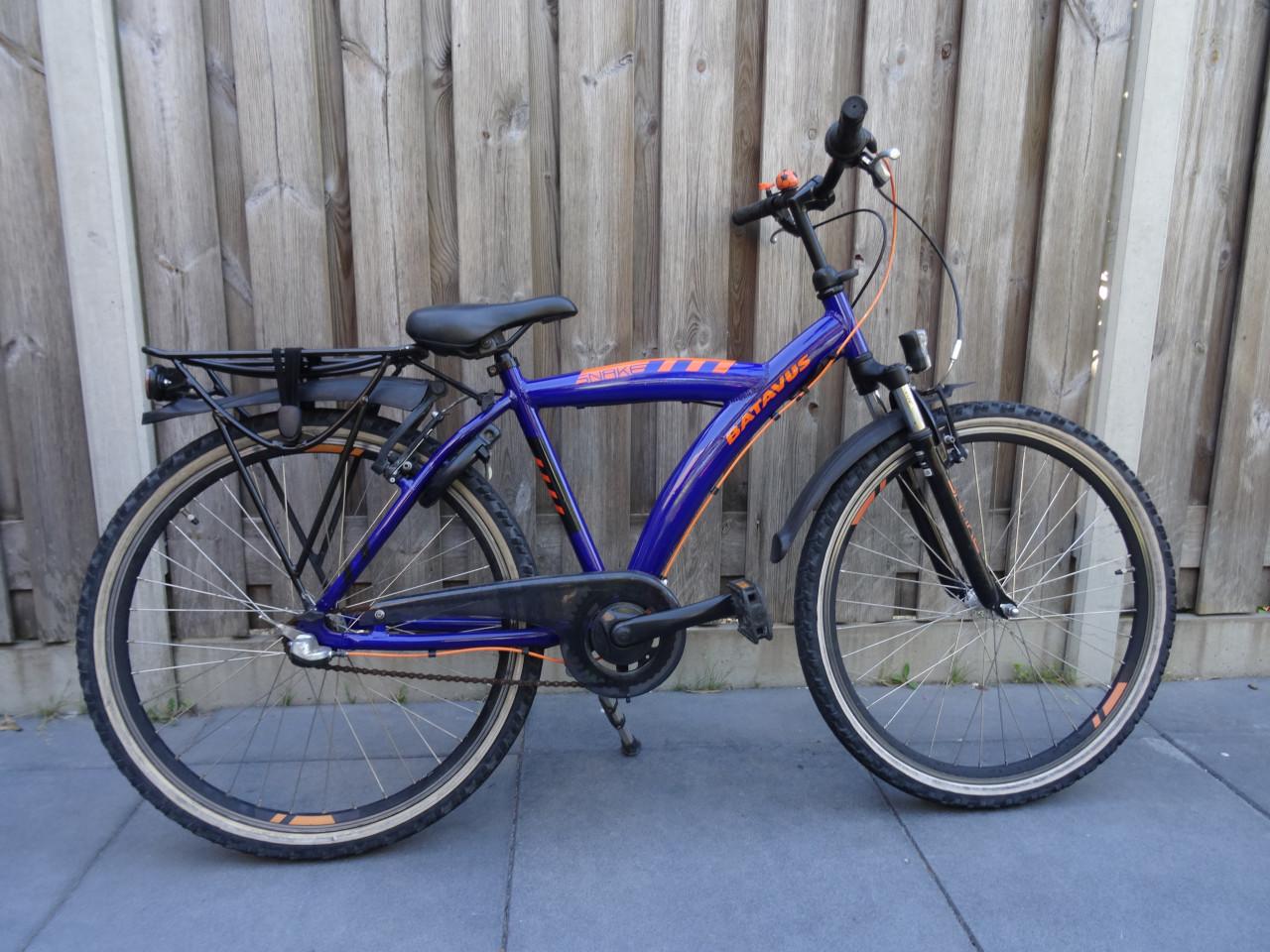🚲 Batavus Snake Jongensfiets – 26 inch – 3 Versnellingen Blauw/Oranje 💙🧡
